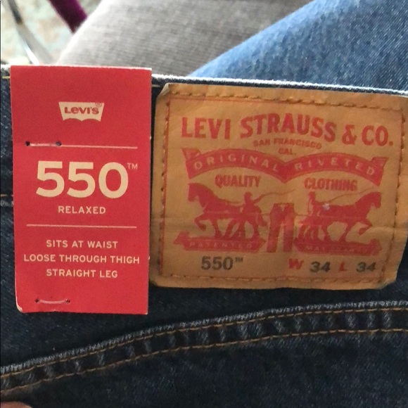 Men’s Levi’s 550 Relaxed 34X34 - Picture 4 of 4